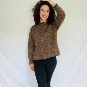 Fuzzy Brown Sweater